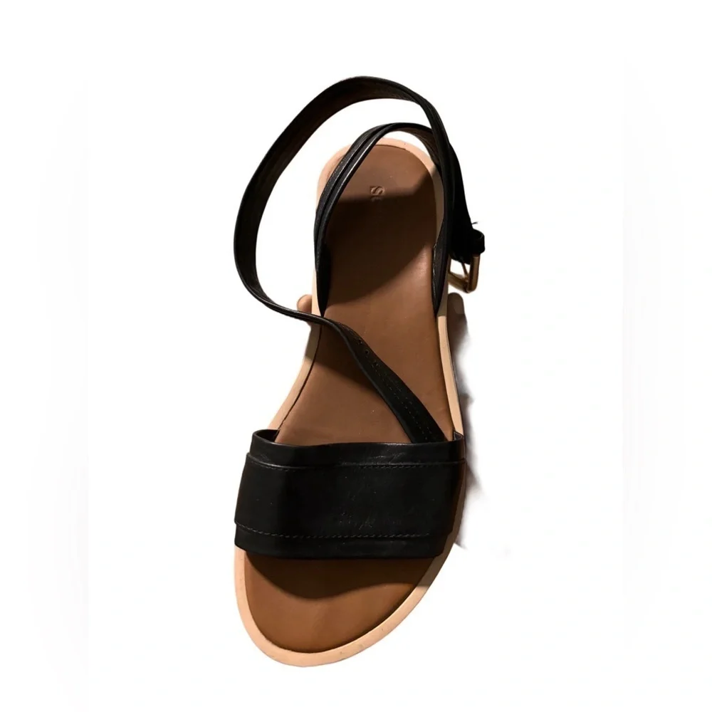 See by Chloe Robin Wedge sandals with a wraparound ankle strap. Stacked platform